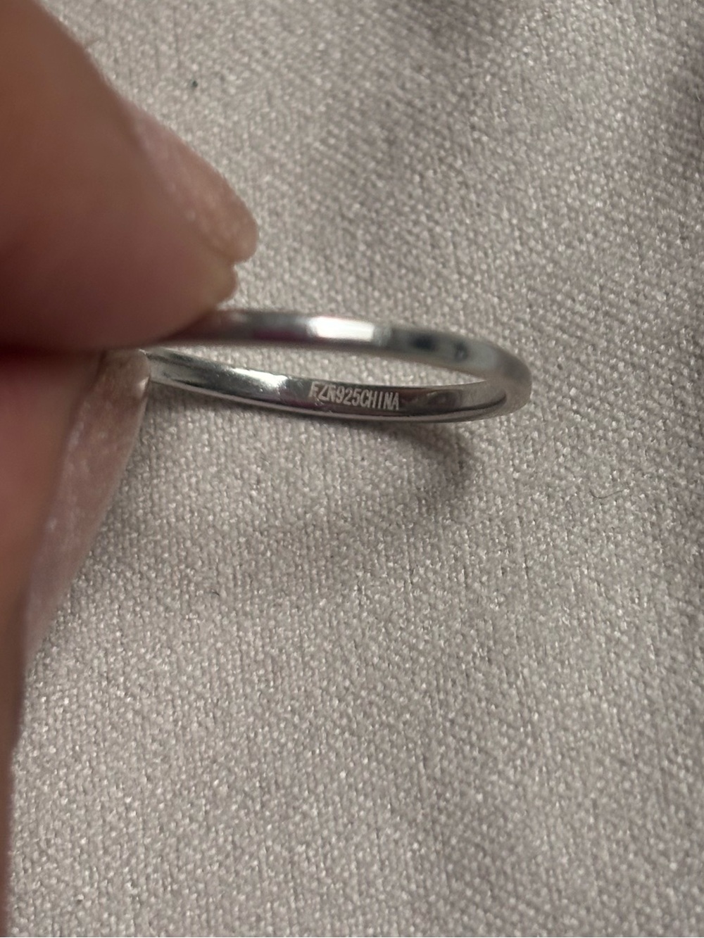 Silver Bow Crystal Ring - Clear Stones - Picture 2 of 4